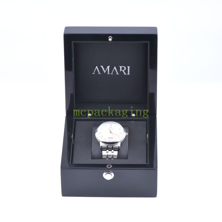 Wood Luxury Single Watches Display Packaging Long Custom Premium 2 Mens - Suitable For Shipping Free With Wooden Watch Box