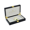 Silver Lock Belt Wallet Packaging Display Box Wood Box For Gift