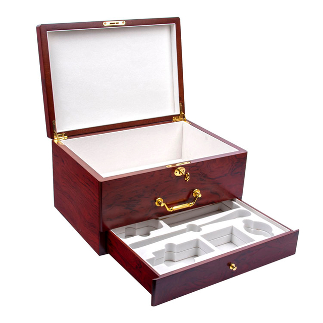 Manufacturers Wholesale High-end Piano Lacquer Custom Handmade Wooden Gift Packaging Box