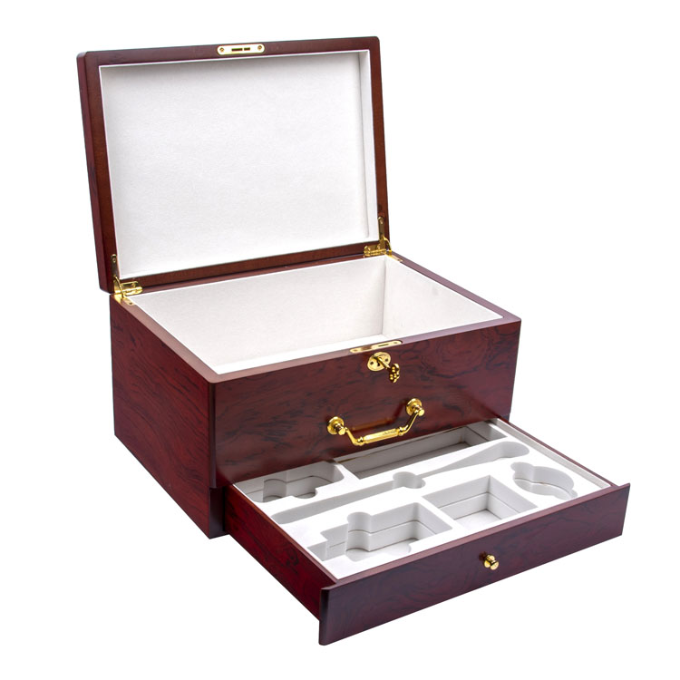 Manufacturers Wholesale High-end Piano Lacquer Custom Handmade Wooden Gift Packaging Box