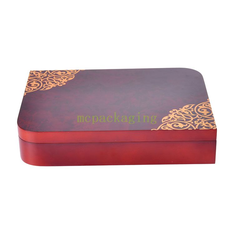 Elegant Crafts Wall Signs Woma Bakaging Boite Favour Fabric Embossing Incense Boxe Piano Lacquer Wooden Dates Box