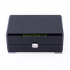 Customized Logo Black Glossy Wood Jewelry Box Wooden Jewelry Box Template Wooden Jewelry Box Xxl