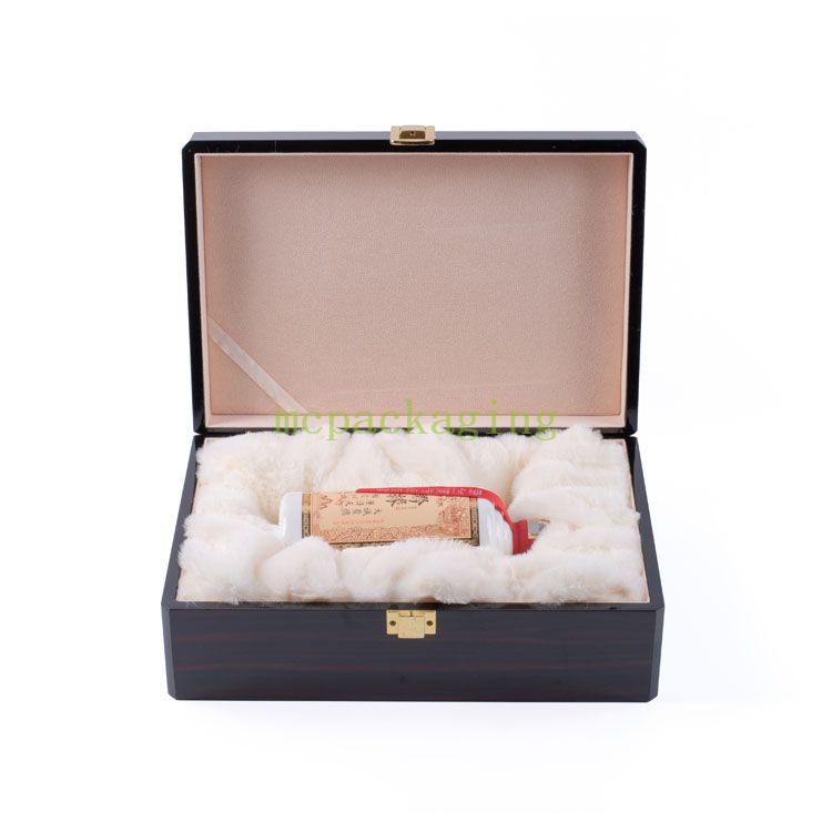 Cabinet Cupboard Jewelry Glass Paper Opener Cylinder Foldable Liquor And Champagne Glasses Wooden Wine Box