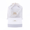 A Classic And Fashionable Oriental Style Collection of White Exquisite Curved Flip-top Paint Perfume Wooden Box Packaging Gift Box Customization
