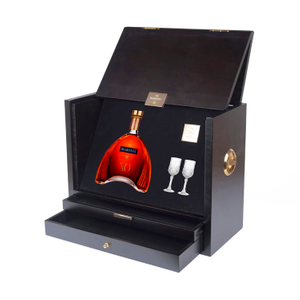 Matt Black Pinewood Distinctive Wine Box