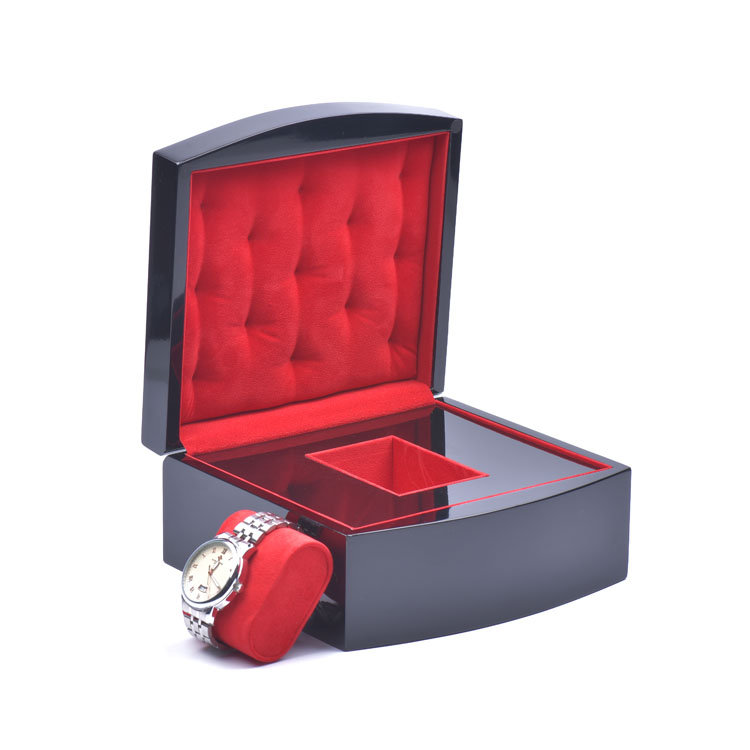 Highly-glossy Customizable Arched Watch Box