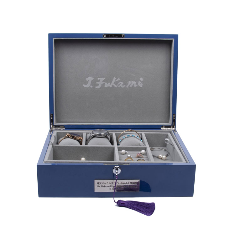 Upmarket Famous Brand Piano Painting Jewelry Wood Box
