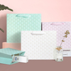 specialty paper embossed ribbon paper bag