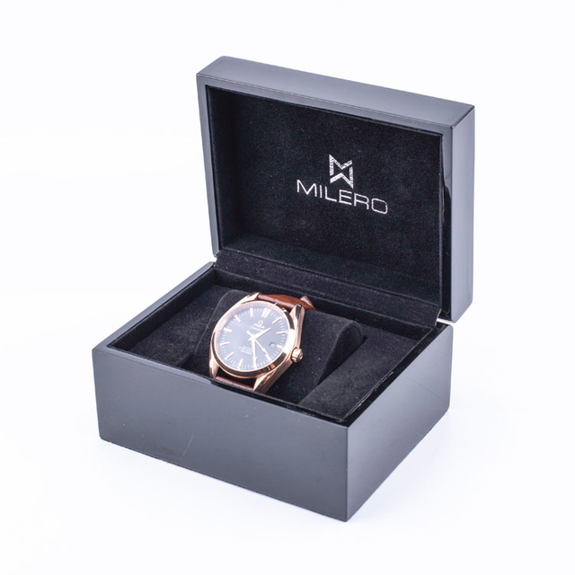 In Stock Oem Luxury Custom Logo Wood Watch Packaging Box For Gift
