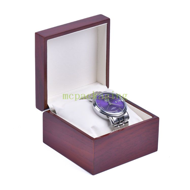 Wooden Box Factory Customized Luxury Custom Logo Personalized Wooden Watch Packing Box Woodbox