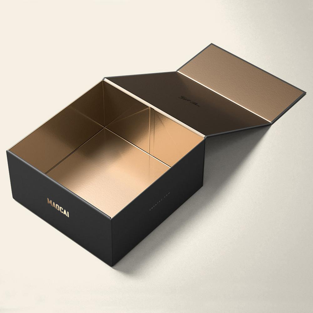 Custom Size Recyclable Cardboard Paper Hard Rigid Magnet Box Packaging Luxury Folding Magnetic Gift Box with Magnetic Lid