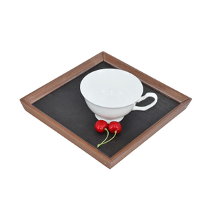 Hot Selling Printing Pattern MDF Wood Lacquer Tray For Hotel Restaurant Wholesale