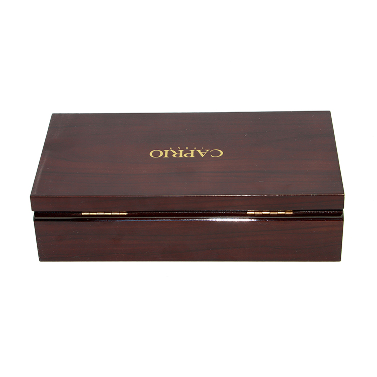 Guangzhou Gold Foil Carved Wooden Box Factory Luxury Handmade Wooden Boxes