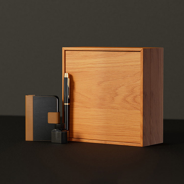 Drive Luxury High Quality Wine Unfinished Wooden Fountain Pen Wood Box