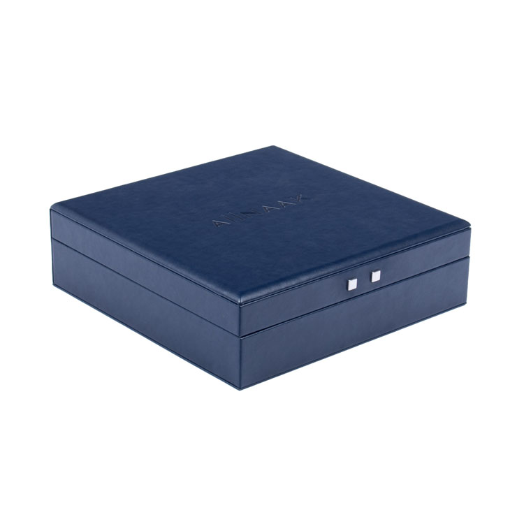 Designer Luxury Custom Logo Blue Red Leather Proof Velvet PU Wood Sunglasses Set Packaging Boxes