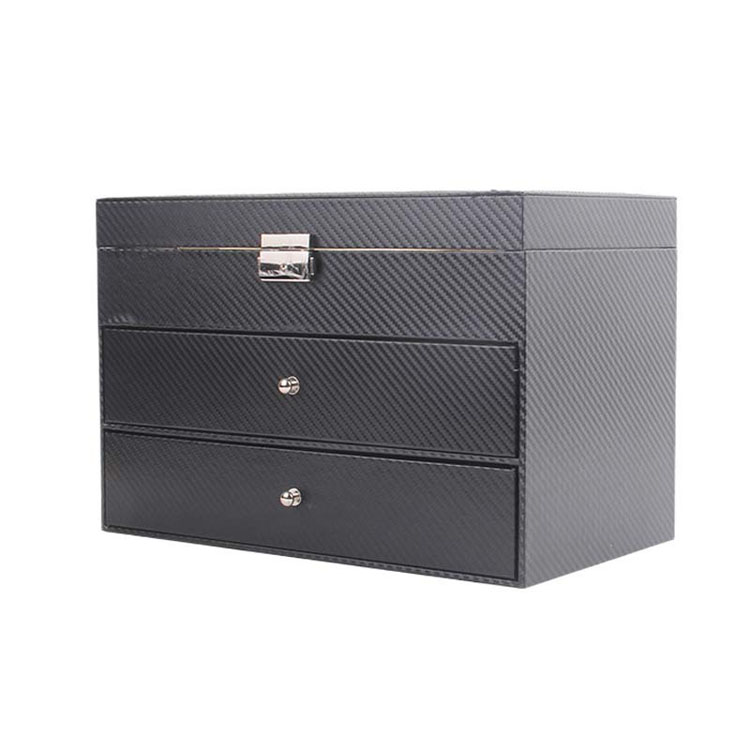 2024 Customized Pu Wood Navy Blue Sunglasses Packaging Boxes