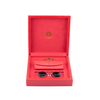 OEM Luxury Custom Red Sunglass Packaging Cases Box For Gift
