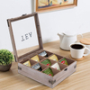 KSA Jeddah Season Wooden Antique Lipton Tea Box Tea Storage Tea Ali Baba Set Box Wood