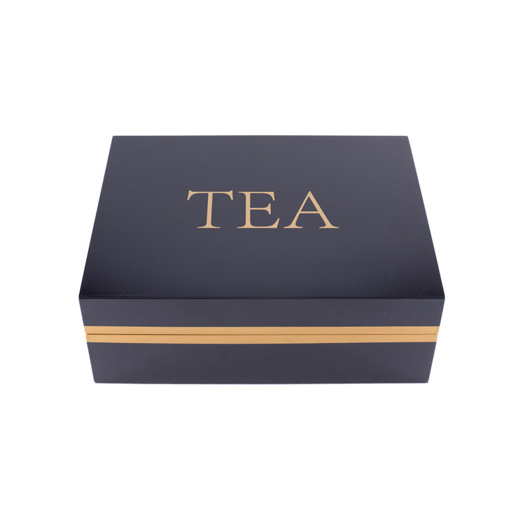 Luxury Custom Made Wooden Tea Box White Tea Wood Box Wooden Tea Bag Box