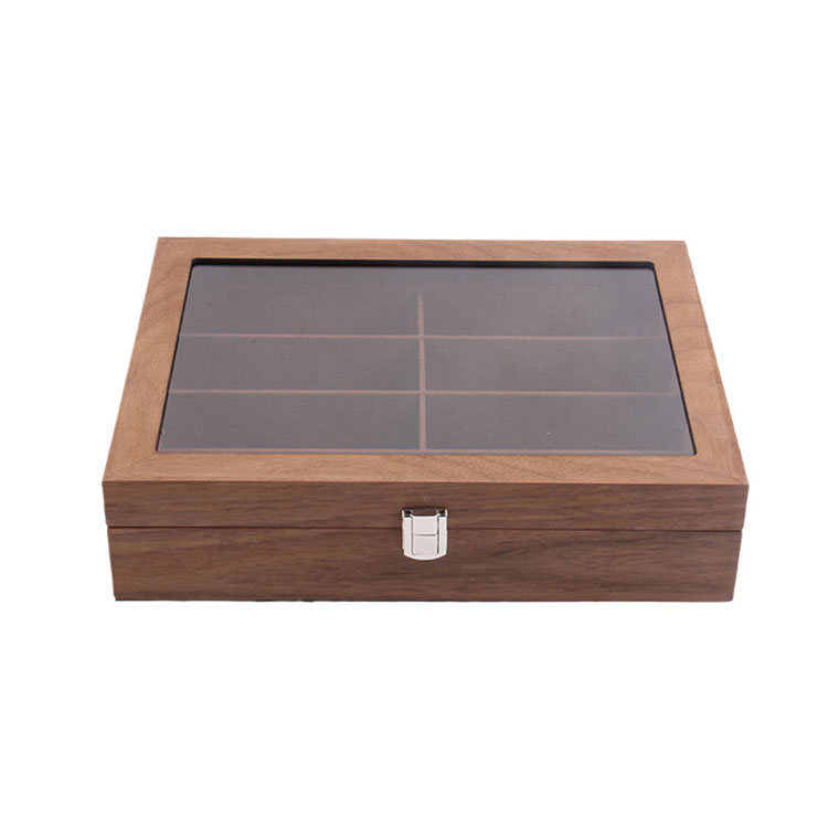 Hot 8 Sunglasses Display Wooden Box