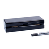 Black Piano Lacquer Souvenir Medal Single Pen Wood Box