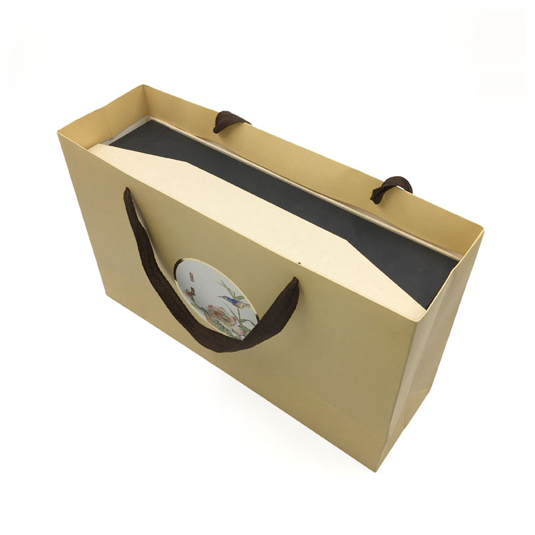 Custom Cardboard Take Away Food Paper Box with Clear Window Cupcake Cake Folding Box for Packaging