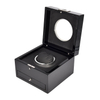 Custom Logo Black Double Two Drawer Smart Watch Box With Window