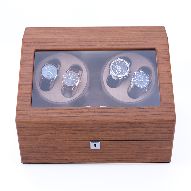 Luxury Automatic Safe Watches Rotate Winder Boxes For Display