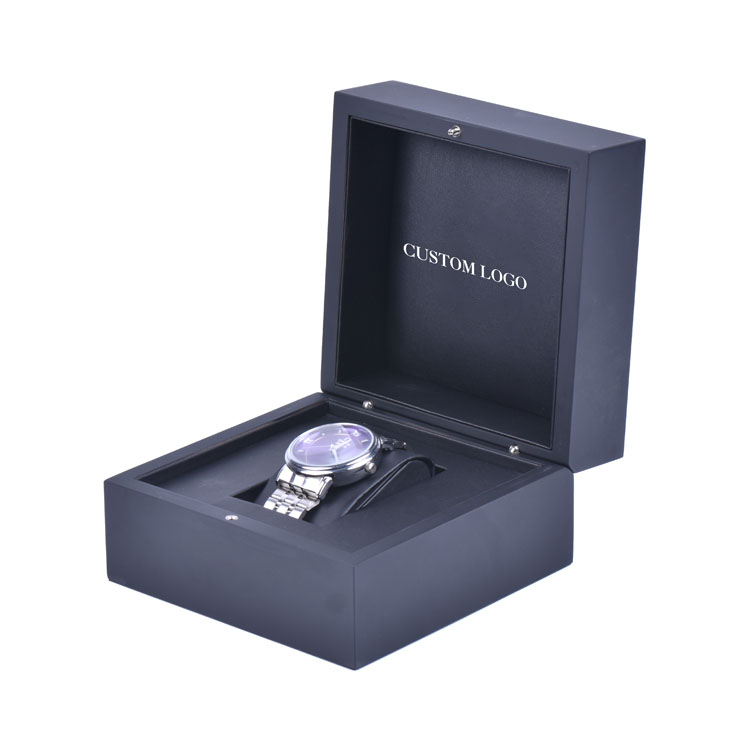 Wooden Box Factory Customized High Quality Custom Logo Gift Watch Protection Packaging Box Woodbox