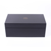 Black Piano Lacquer Custom Luxury wooden Perfume Bottle Box Packaging Gift Boxes With Key Lock