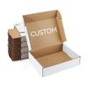 Customized Logo Pink Shipping Boxes For Hoodies Foldable Corrugated Carton Box Underwear Clothing Packaging Mailer Boxes