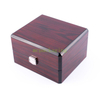 Circle Acrylic Window Display Wood Watch Box