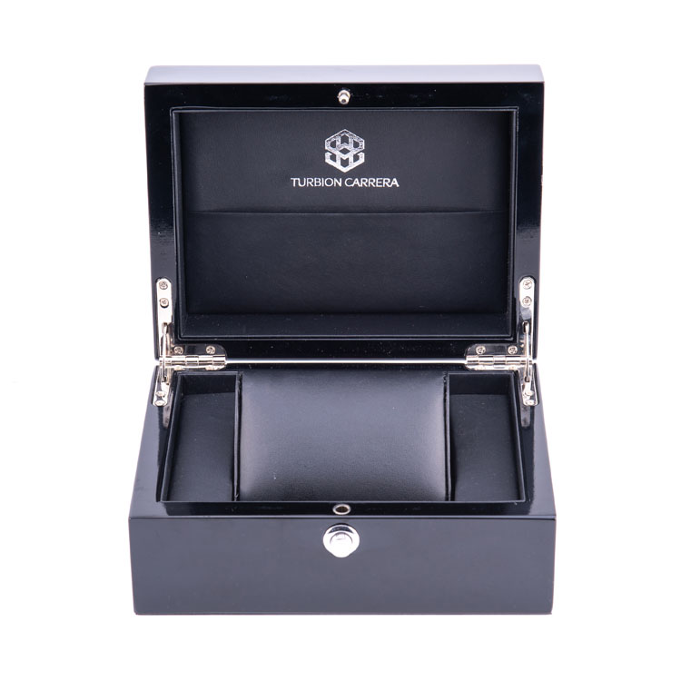 Boxes Wood Cases Glossy For Watches Mahogany Luxury Special Customized Black Presentation Big High Wooden Watch Box