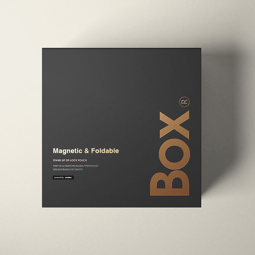 Custom Size Recyclable Cardboard Paper Hard Rigid Magnet Box Packaging Luxury Folding Magnetic Gift Box with Magnetic Lid