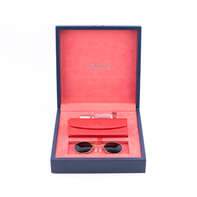 2021 Customize Leather Wooden Gift Sunglasses Packing Box