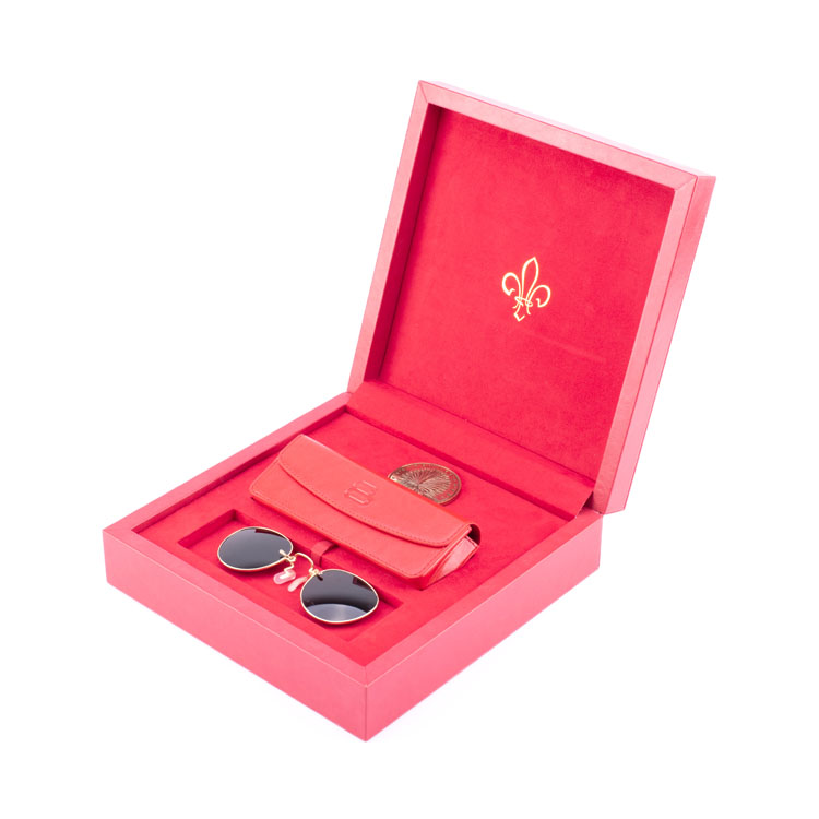 Classical Luxury Gift Wooden Watch Packaging Box Wooden Box for Gift Sets Wood Pu Sunglasses Gift Box Long