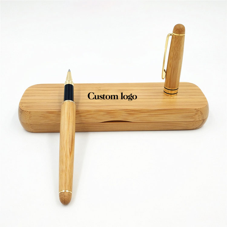 Wood Water Bottle Diary Gift Boxes High Quality Wine Box Unfinished Bamboo Pen