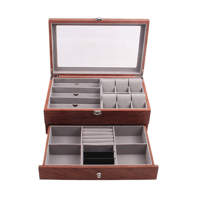 Wood Champagne Cocktail Glasses Wooden Sunglasses Case Box