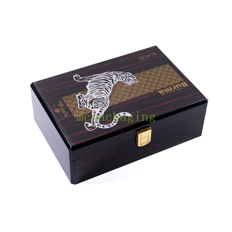 Cabinet Cupboard Jewelry Glass Paper Opener Cylinder Foldable Liquor And Champagne Glasses Wooden Wine Box