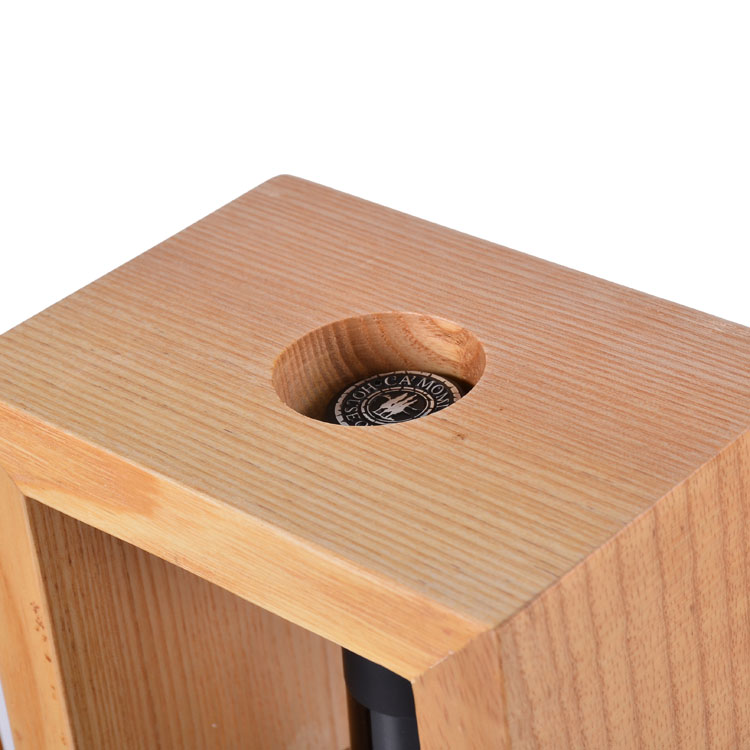 Luxury Custom Wooden No Cup Whiskey Glass Set Box For Gift Wood Packing Box