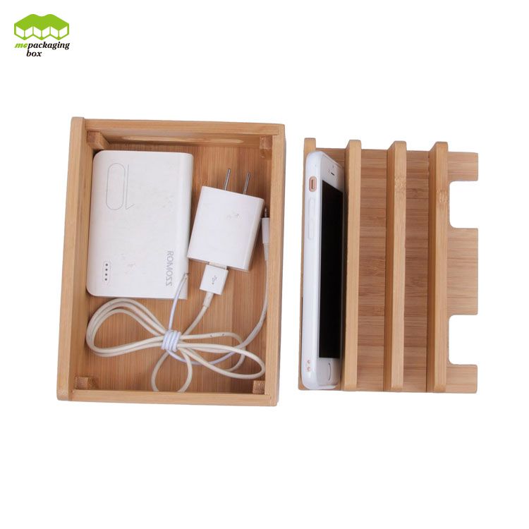 Ecofriendly Power Banks Charger Creative Bamboo Box