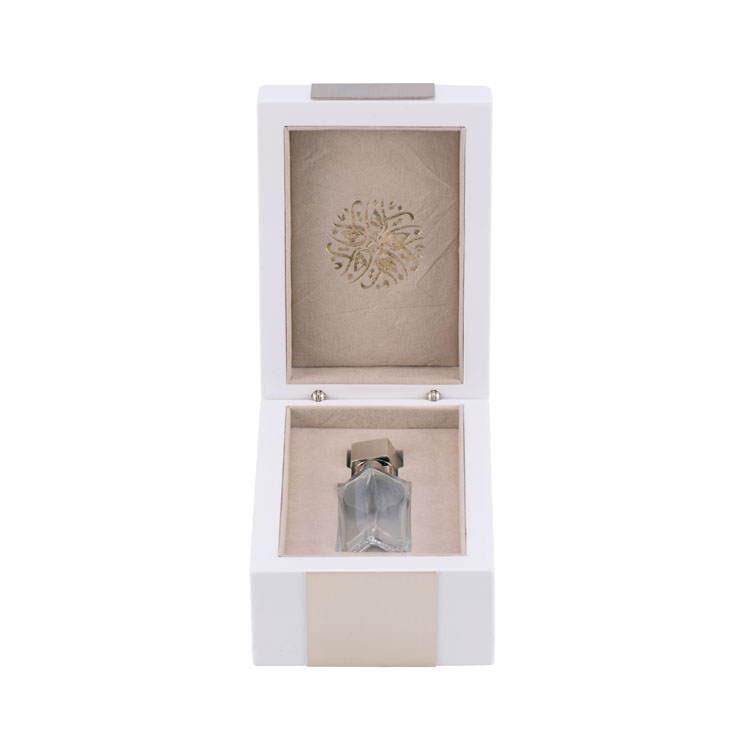 arabic style rose golden metal plate decoration 15ml perfume box