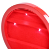LED Light Round Shape Lacquer Jewelry Wooden Box
