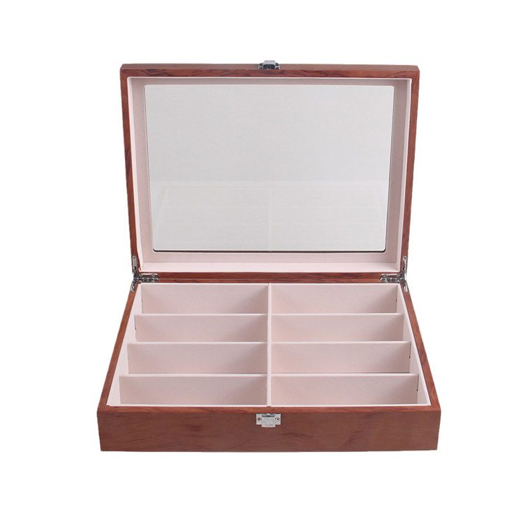 Hot 8 Sunglasses Display Wooden Box