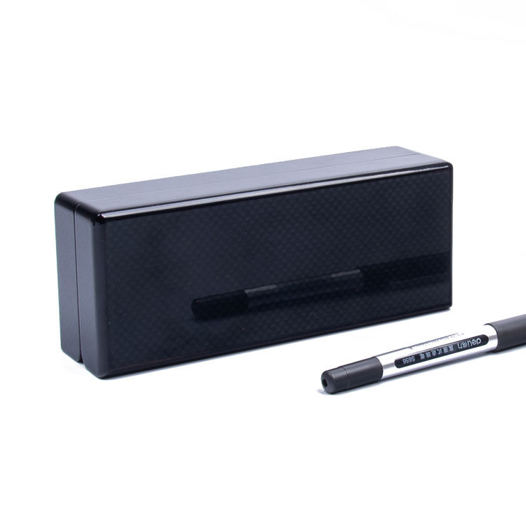 Black Piano Lacquer Souvenir Medal Single Pen Wood Box