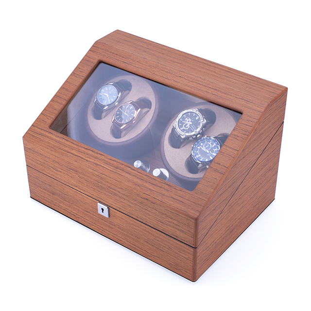 Luxury Automatic Safe Watches Rotate Winder Boxes For Display