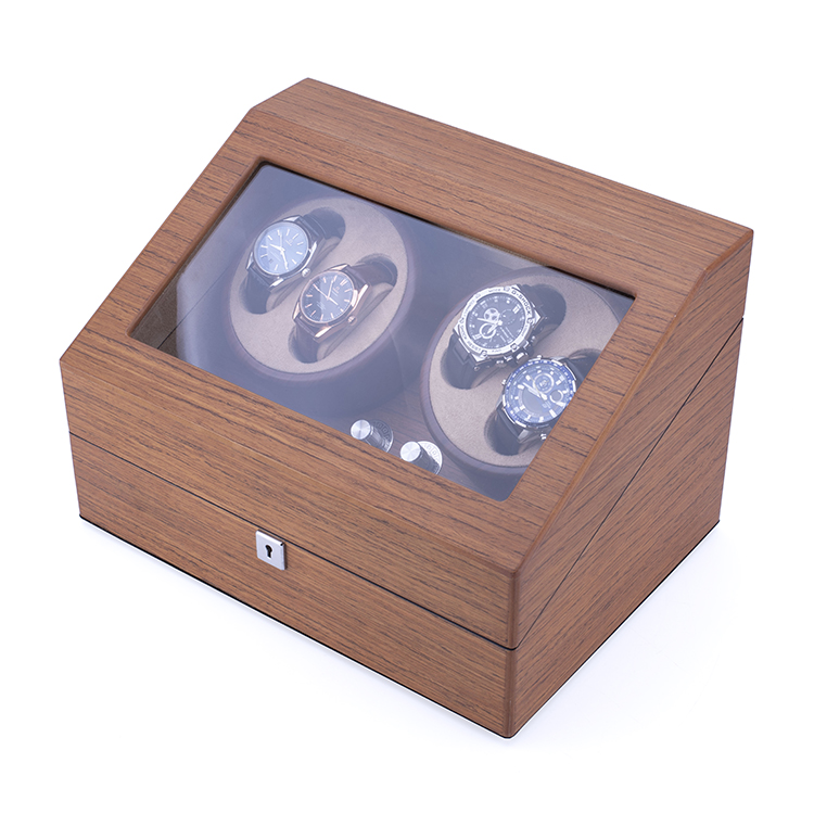 Luxury Automatic Safe Watches Rotate Winder Boxes For Display