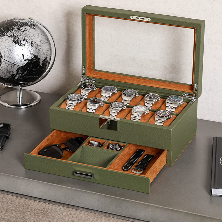 Wooden Watch Presentation Boxes Box Watches Case Luxury Wooden Wooden Watch Box