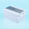 Small And Elegant White Painted Wooden Perfume Box Packaging Box with Brushed Stainless Steel Accessories