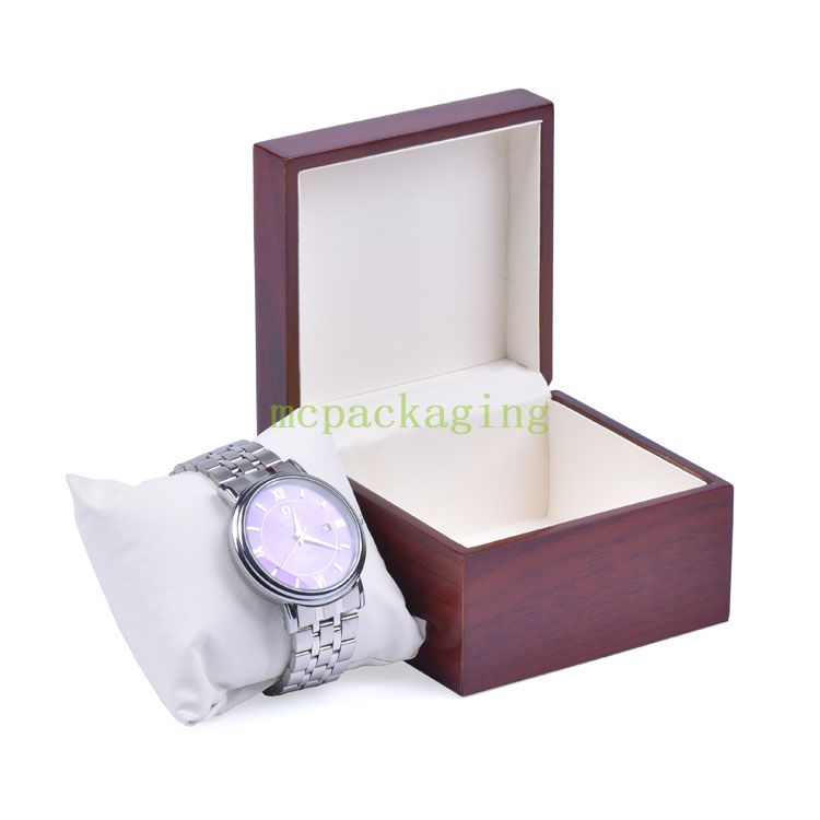Wooden Box Factory Customized Luxury Custom Logo Personalized Wooden Watch Packing Box Woodbox